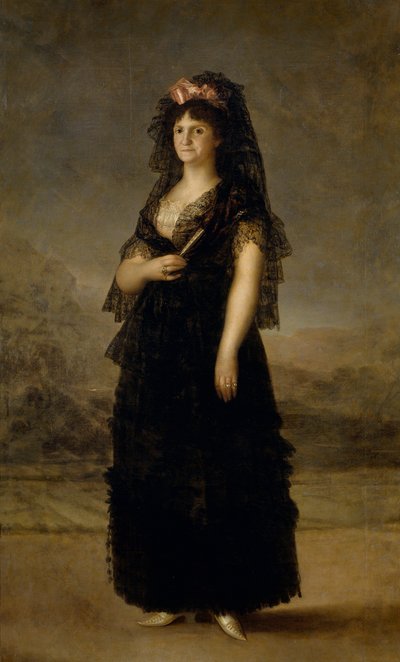 Maria Luisa van Bourbon-Parma door Francisco de Goya